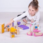 Bigjigs Toys nábytek do domečku pro panenky – Zbozi.Blesk.cz