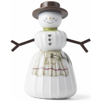 KÄHLER Vánoční dekorace Hammershøi Christmas Snowwife 11 cm, bílá barva, porcelán – Zboží Dáma