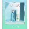 Kosmetická sada Gillette Venus Smooth holicí strojek + náhradní hlavice 2 ks + Satin Care gel na holení 75 ml dárková sada