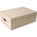 Kesper Dřevěný box s víkem 29x19x14 cm pavlovnie