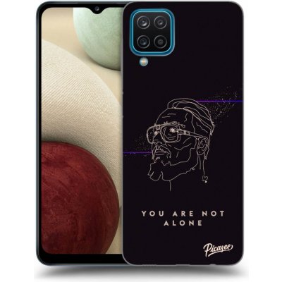 Pouzdro Picasee silikonové Samsung Galaxy A12 A125F - You are not alone černé – Sleviste.cz