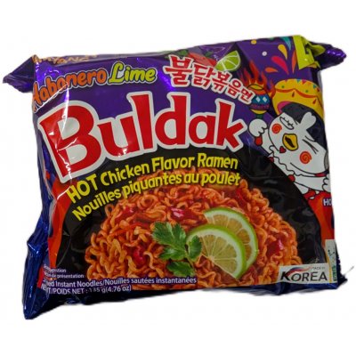 Samyang Buldak Habanero Lime pálivé ramen nudle s příchutí kuřete 135 g – Zboží Dáma