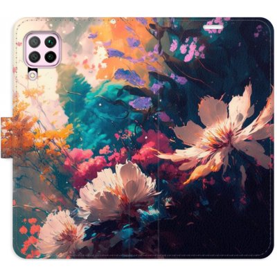 Pouzdro iSaprio Flip s kapsičkami na karty - Spring Flowers Huawei P40 Lite – Zboží Mobilmania