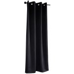 Mybesthome Sierra Blackout Zatemňovací závěs s kroužky, 135 × 250 cm, černý, 1 ks – Hledejceny.cz