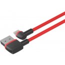 Unitek C4047RD USB - Lightning lomený (typ L), 1m, červený