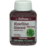 MedPharma Kyselina listová 400 µg 107 tablet – Hledejceny.cz