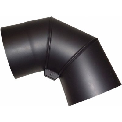 STEEL Processing Koleno kouřové otočné 130mm/90st.t.1,5mm ČER 654429 – Sleviste.cz
