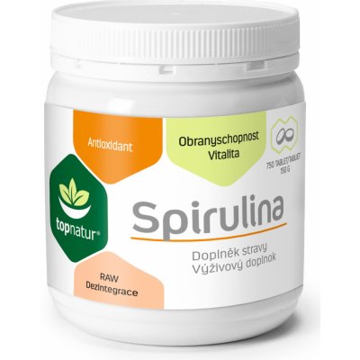 Topnatur Spirulina 750 tablet – Hledejceny.cz