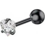 Troli Slušivý titanový piercing se srdíčkem VSE6015SB-PET – Sleviste.cz