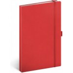 Presco Group Notes Červený, linkovaný, 13 × 21 cm – Zboží Živě