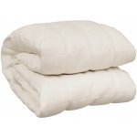 ZBXL Zátěžová deka světle krémová 15 kg textil 220x235 – Zboží Dáma