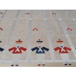 Dětská záclona na vitrážku - žakárová NÁMOŘNÍCI 80 cm – Sleviste.cz