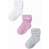 Kojenecká ponožka a punčocháčky 5.10.15. Kojenecké ponožky s mašličkou 3 kusy Mix barev