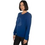 HKM Dámská jezdecká mikina Livigno Horse Head blue – Hledejceny.cz