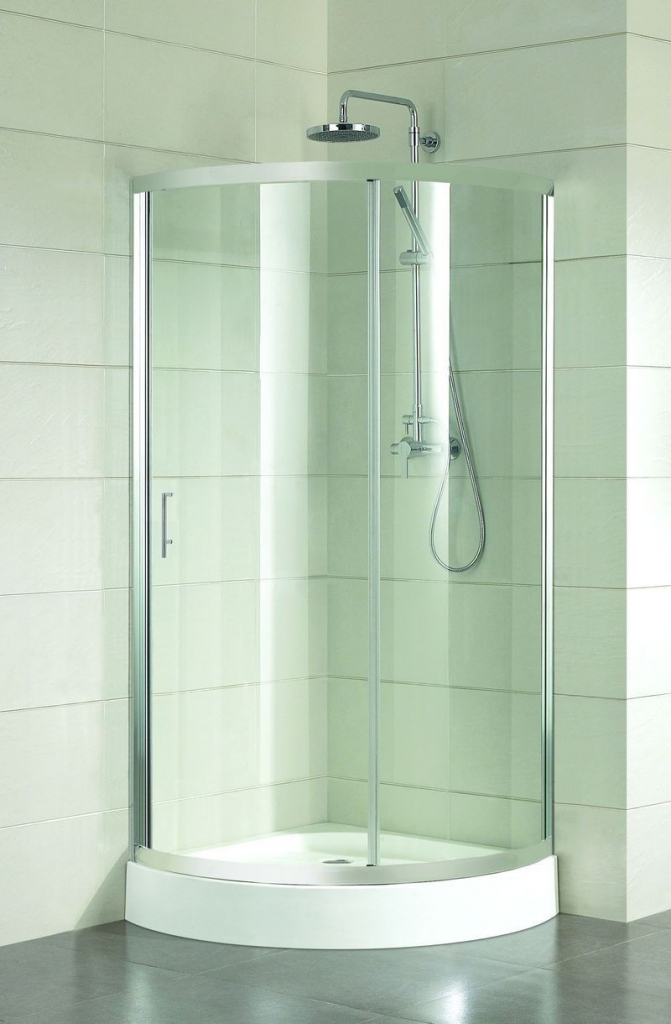 Olsen Spa ALBATERA 90 x 90 cm BCALB90CC sklo Transparent