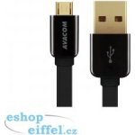 Avacom DCUS-MIC-120K USB - Micro USB, 120cm, černý – Zbozi.Blesk.cz