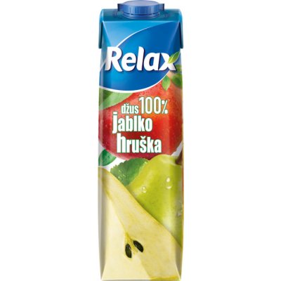 Relax 100% jablko hruška 1 l – Zboží Mobilmania