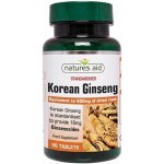Natures Aid Korejský ženšen pravý extrakt 40 mg 90 tablet – Hledejceny.cz