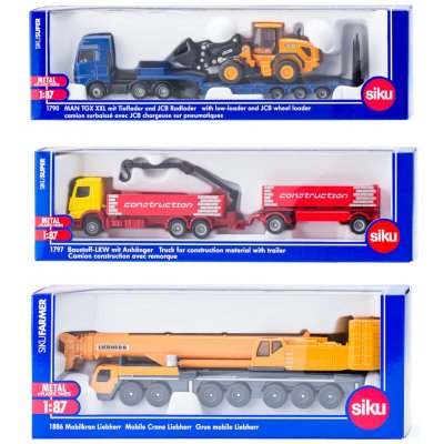 Siku Super Set 3 stavebních strojů B 1:87 – Zboží Mobilmania