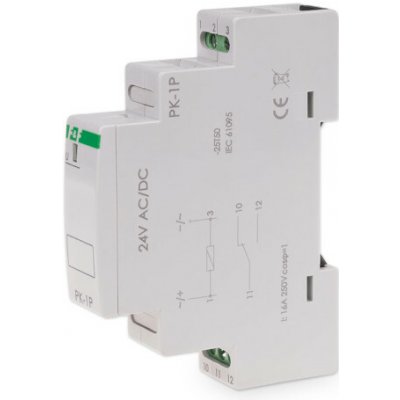 PK-1P/24 - Elektromagnetická pomocná relé, 24V, 16A, 1x NO/NC – Sleviste.cz