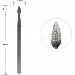 Staleks Fréza diamantová kapka červená 5mm – Zboží Mobilmania