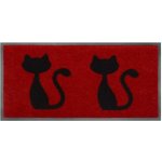 FLOMA Cats Červená 40 x 80 x 0,8 cm – Zboží Mobilmania