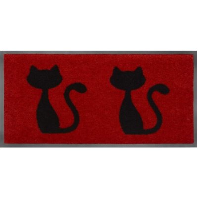 FLOMA Cats Červená 40 x 80 x 0,8 cm – Zbozi.Blesk.cz