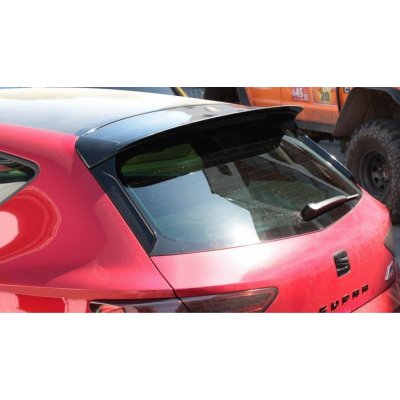 Maxton Design prodloužení spoileru pro Seat Leon Cupra Mk3 Facelift, černý lesklý plast ABS – Zboží Mobilmania