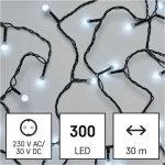EMOS LED vánoční cherry řetěz kuličky 20 m venkovní i vnitřní studená bílá časovač – Hledejceny.cz
