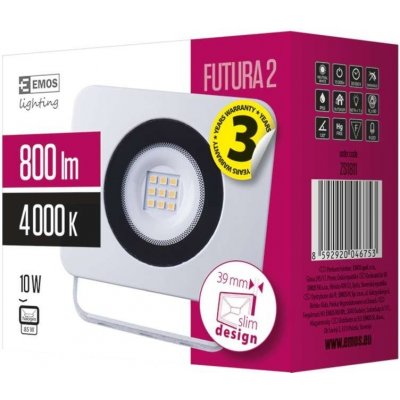 EMOS LED reflektor FUTURA2, 10W neutrální bílá ZS1811 – Zboží Mobilmania