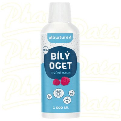 Allnature Bílý ocet 10% s vůní malin 1000 ml – Sleviste.cz