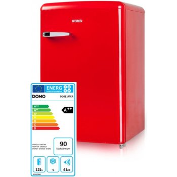 Domo Frigo Rétro Rouge 122l (f) Do981rtkr