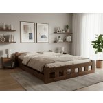 Textilomanie Naomi zvýšená dub s laťkovým roštem – Zboží Dáma