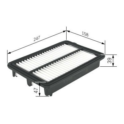 Vzduchový filtr BOSCH F 026 400 439 – Hledejceny.cz