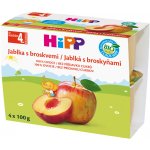 HiPP BIO Jablka s broskvemi 4 x 100 g – Zbozi.Blesk.cz