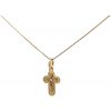 Přívěsky Beny Jewellery Zlatý Přívěsek Kříž k1200830