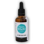 Viridian nutrition Vitamin D3 and K2 liquid 50 ml – Hledejceny.cz