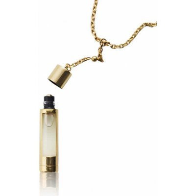 N.C.P. Olfactives 701 Leather & Vetiver - Náhrdelník zlatý a 2 x unisex parfémovaná voda 4,9 ml