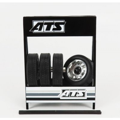 Ixo-models Accessories Cavalletto Supporto 4x Pneumatici Ats Metal Rack With 4x Tyres Black 1:18 – Zbozi.Blesk.cz