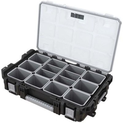 KETER GEAR Organizér 56 x 34,5 x 12,8 cm černá/šedá 17206659 – Zboží Mobilmania