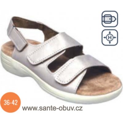Santé PO/269 PLATINO sandál
