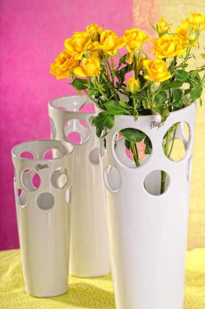 Paramit NELY váza 34 cm bílá – Zboží Dáma