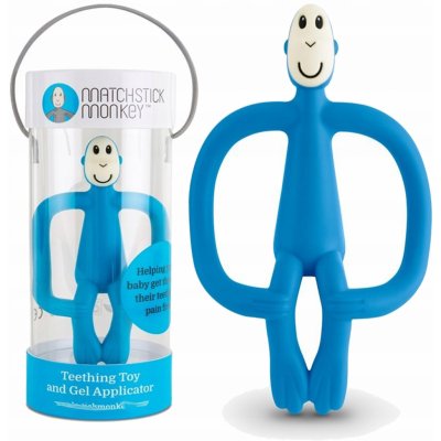 Matchstick Monkey Teething Toy blue – Zboží Dáma