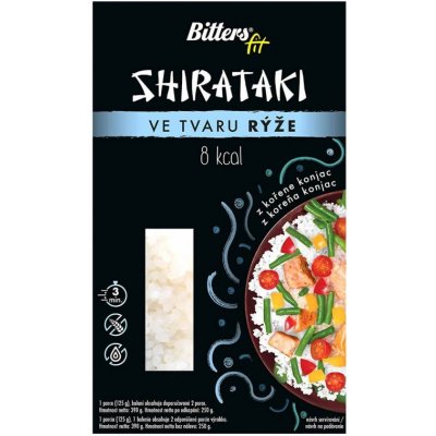 Bitters Shirataki Těstoviny Rýže 390 g – Zboží Mobilmania