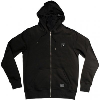 FALLEN Zip Hoodie Black/White