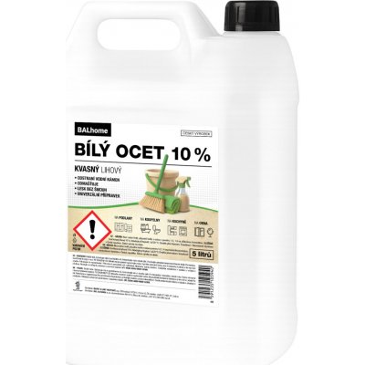 BALHOME bílý ocet na úklid 10% 5 l – Zboží Dáma
