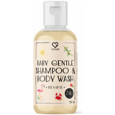 Goodie Baby Shampoo růže & ovesný olej 50 ml – Sleviste.cz