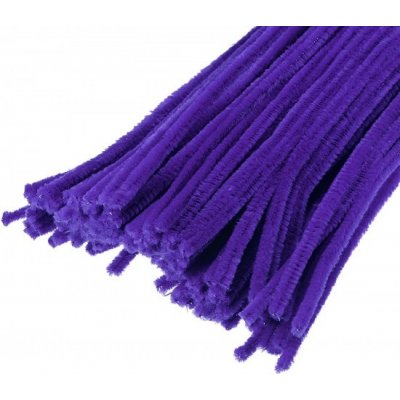 Plyšový drátek 50cm/10ks fialový – Zboží Dáma