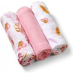 BabyOno Mušelínové 70 x 70 růžová 3 ks – Zboží Dáma