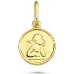 Lillian Vassago Zlatý přívěsek anděl LLV37 GP051 – Sleviste.cz